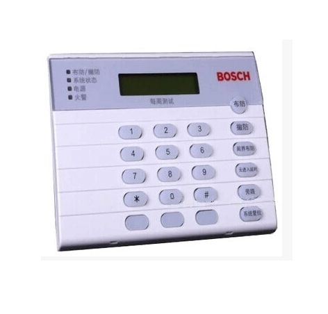 博世LCD液晶鍵盤(pán)DS-7447E配DS-7400XI總線(xiàn)制報(bào)警器主機(jī)中英文顯示